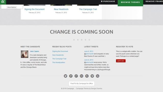 Campaign - Political WordPress Theme смотреть онлайн