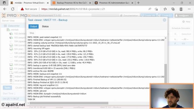 Backup Proxmox VE to the CLOUD! Backup Hook Scripts to push backups to S3-compliant cloud storage смотреть онлайн