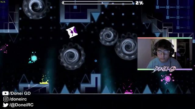 ALL LIST SONIC WAVE LEVELS COMPLETE! | Geometry Dash 2.11 | Donei GD смотреть онлайн
