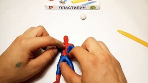 ЧЕЛОВЕК ПАУК ИЗ ПЛАСТИЛИНА (СЛЕПИТЬ ИЗ ПЛАСТИЛИНА)