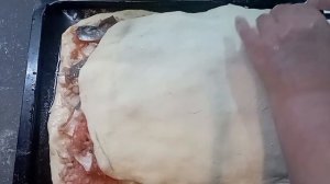 Пирог с рыбой Голец.