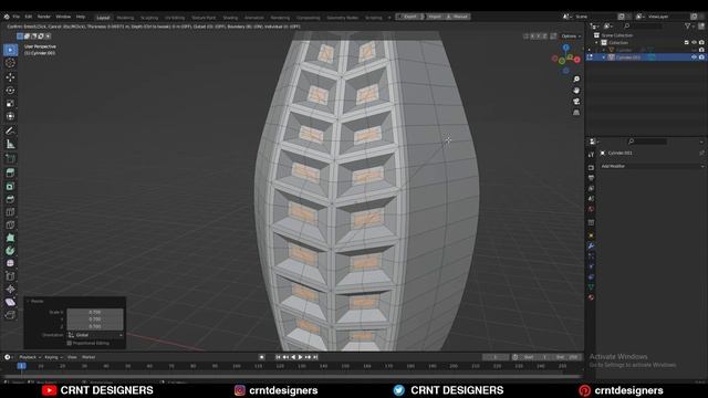 How To Create This Flower Vase Design _ Blender Subdivision Surface Modeling Tutorial смотреть онлайн