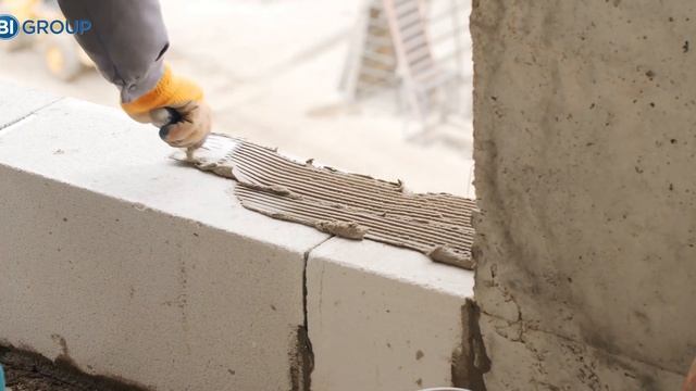 Строим дом вместе с BI Group. Каменная кладка стен и перегородок из газоблока смотреть онлайн