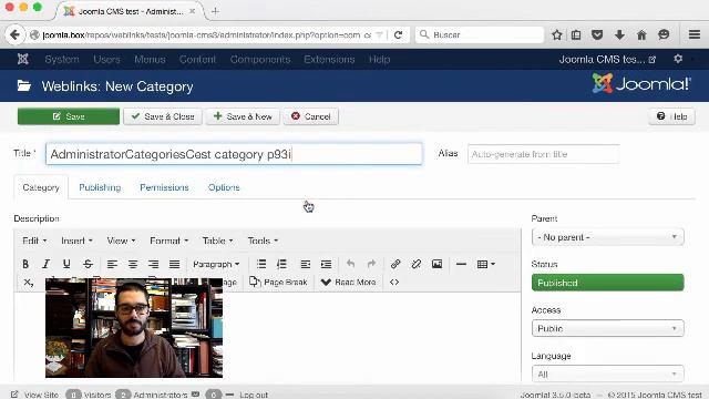 Joomla Automated Testing com_weblinks смотреть онлайн