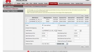 как открыть порт на модеме Huawei HG8245
