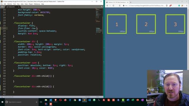 CSS Flexbox Properties with 3 Boxes смотреть онлайн