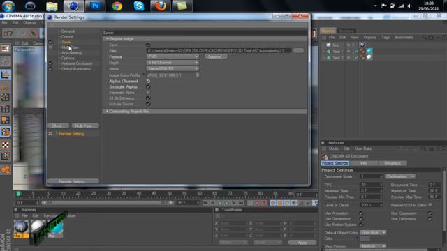 Cinema 4D Tutorial | Rendering 3D Text Without A Background | iGhettoHD смотреть онлайн
