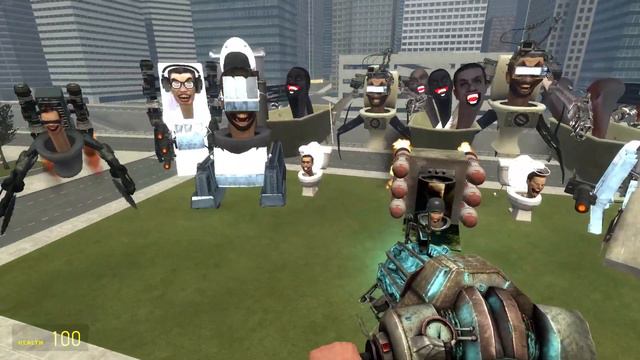 NEW DaFuqBoom NPC BOSS VS NEW BATHTUB SKIBIDI TOILET AND ALL BOSSES in Garry's Mod! смотреть онлайн