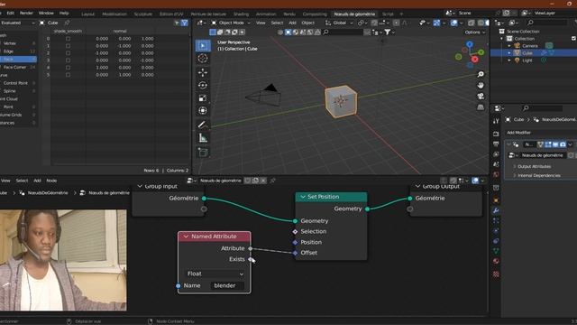 Node Named Attribute Geometry Nodes | Apprendre Blender 3D смотреть онлайн