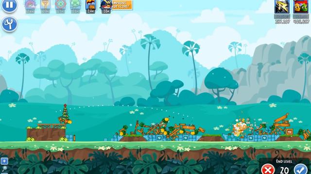 Angry Birds Friends Tournament All Levels Week 341-A PC Highscore POWER-UP walkthrough смотреть онлайн