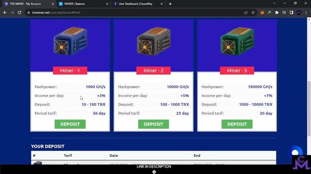 FREE TRX DAILY From trxminer.net With HIGH PAYOUT And BONUES смотреть онлайн