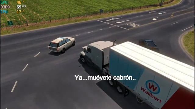 Américan Truck Simulator / AMD A6 7400K - RX 550 2 GB/ смотреть онлайн