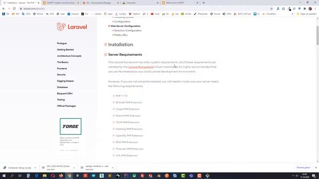 Laravel 8 Dersleri: Xampp (Apache + MariaDB + PHP Pma), git bash ve composer ile Laravel 8 kurulumu смотреть онлайн