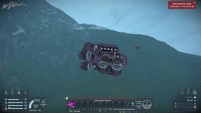 Sub Orbit Laser Test Fire (CW) Space Engineers - Part 13 смотреть онлайн