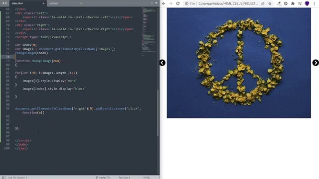 Custom Slider using Javascript смотреть онлайн