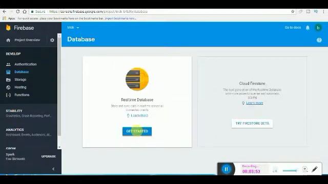 how to creat firebase account and firebase token+url смотреть онлайн