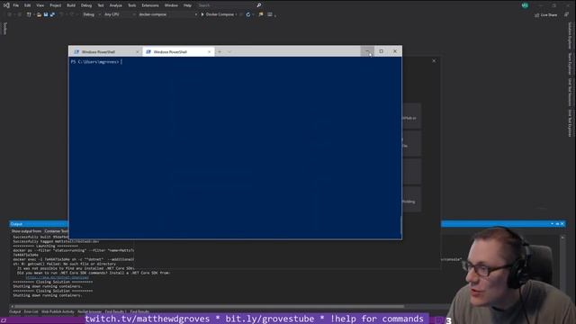 Live Coding with Matt Groves - Episode 51 - ASP.NET Core, Docker, and Twitch Chat Bot bugs смотреть онлайн