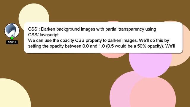 CSS : Darken background images with partial transparency using CSS/Javascript смотреть онлайн