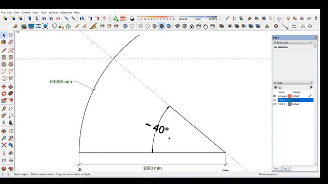How to draw any degree line to another line смотреть онлайн