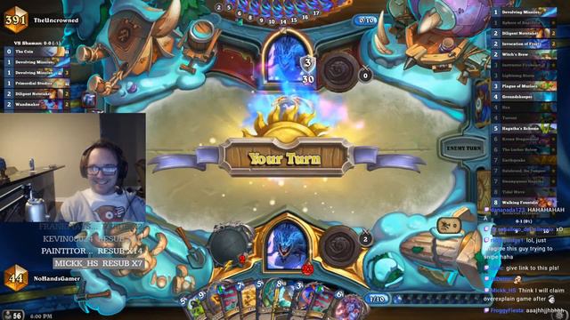 TOP 40 Legend CONTROL SHAMAN (Nohandsgamer) - HS 2020 Scholomance Academy