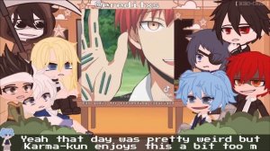 Anime Duos react to each other || Nagisa & Karma || Assassination Classroom || 4/4 || Gacha Club