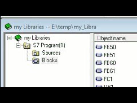 Simatic Step7 - Своя библиотека - user librories смотреть онлайн