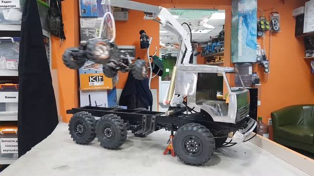 Сегодня сделал поворот стрелы. Тоже на гидроприводе смотреть онлайн