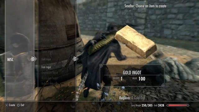Skyrim: tutorial how to get 100 smithing (easy) смотреть онлайн