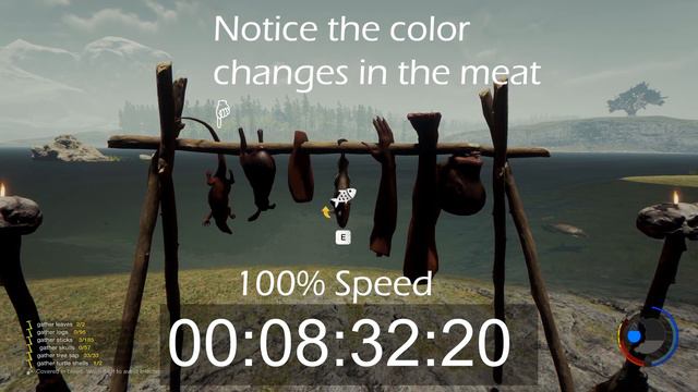 How Long Does It Take To Dry Meat? | The Forest Tutorial смотреть онлайн