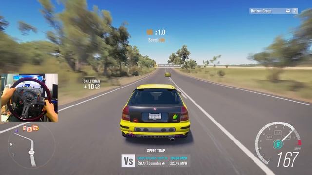 Forza Horizon 3 GoPro JDM Drags Online w/Crew! Honda Civic EK9 | SLAPTrain смотреть онлайн