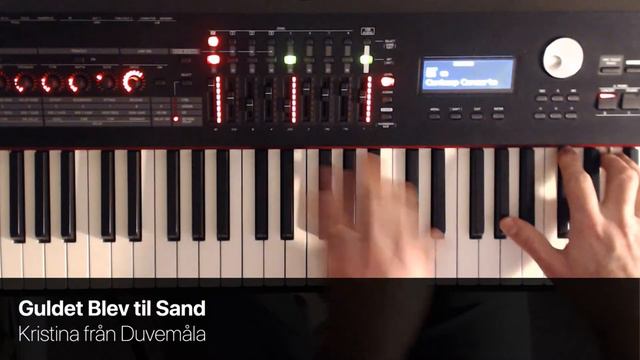 Guldet Blev til Sand - Kristina från Duvemåla - Piano Covers смотреть онлайн