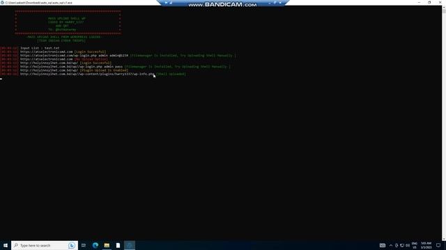 Auto Upload Wordpress Shell BOT | From Logins | priv8 Tool смотреть онлайн
