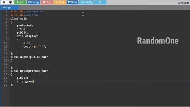 Design a class for single level inheritance using public and private type derivation. смотреть онлайн