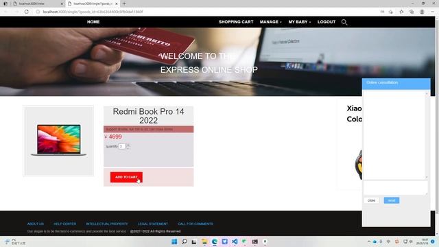 Shopping cart system using MongoDB and NodeJS смотреть онлайн