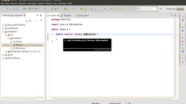 Aula 11 - [2] Exception смотреть онлайн