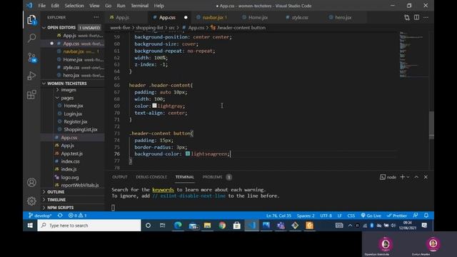 Shopping list app with React JS, HTML and CSS part 1 смотреть онлайн
