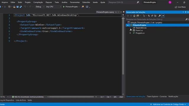AULA 1- C# - WINDOWS FORMS - CONHECENDO O AMBIENTE E APRESENTAÇÕES DA .NET CORE смотреть онлайн