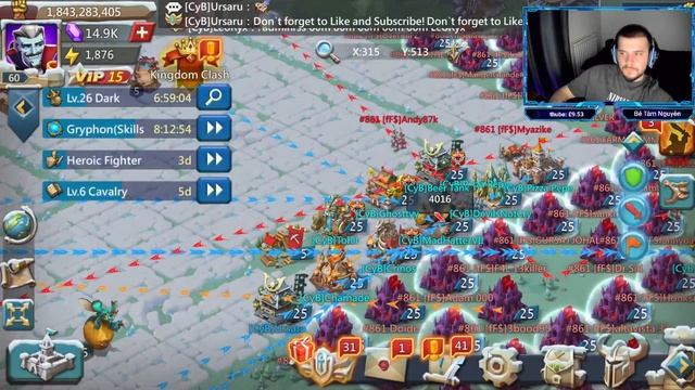 ?Its Time For Four Way KvK Boys | CyB | Lords Mobile смотреть онлайн