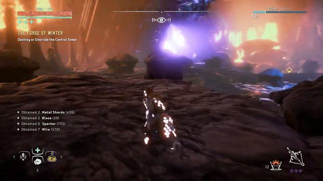 Horizon Zero Dawn Frozen Wilds Forge of Winter Destroy or Override Control Tower смотреть онлайн