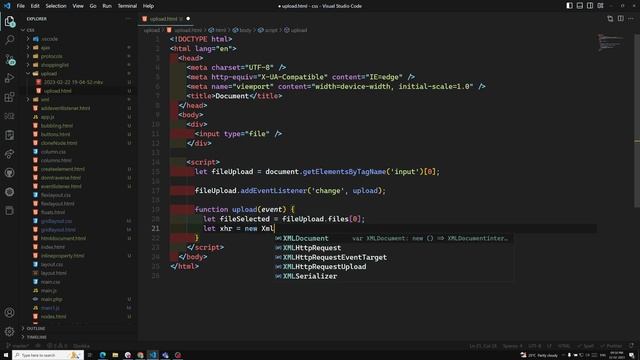 18. Track the file upload progress percentage in the xhr object using upload onprogress - AJAX смотреть онлайн