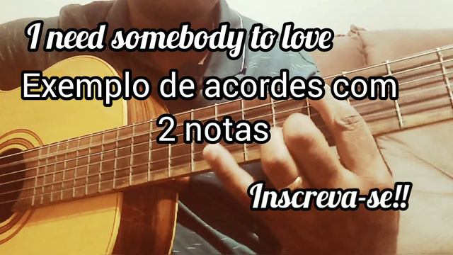 I need somebody to love - Andy delos Santos(introdução - Exemplo de acordes de 2 notas) смотреть онлайн
