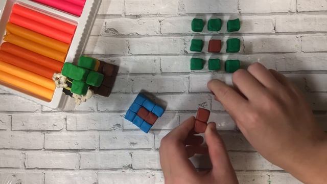 ЛЕПИМ ДУБ ИЗ ИГРЫ МАЙНКРАФТ ВИДЕО ЛЕПКА МАЙНКРАФТ/ Дерево из пластилина/ Лепить Майнкрафт смотреть онлайн