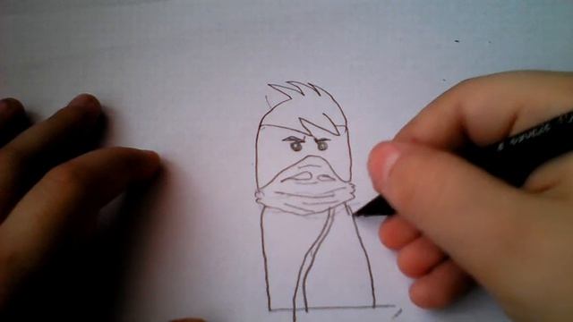 Как нарисовать Кая (лего ниндзяго) смотреть онлайн