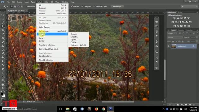 How to remove date from your picture | Adobe Photoshop Tutorial смотреть онлайн