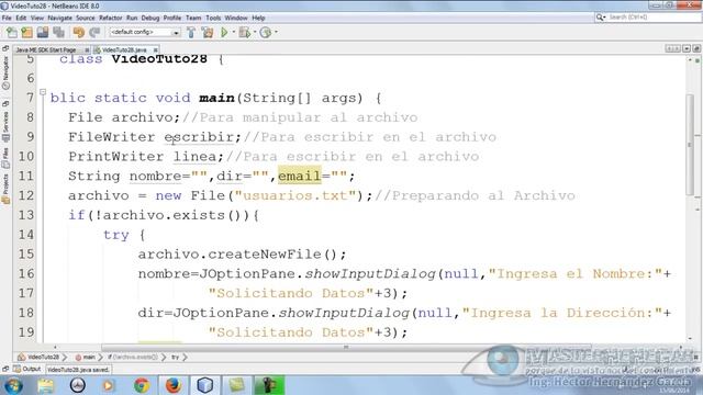 28(40) - Cómo Escribir en un Archivo de Texto Conservando los Datos Existentes (JavaPOO)(ALP) смотреть онлайн