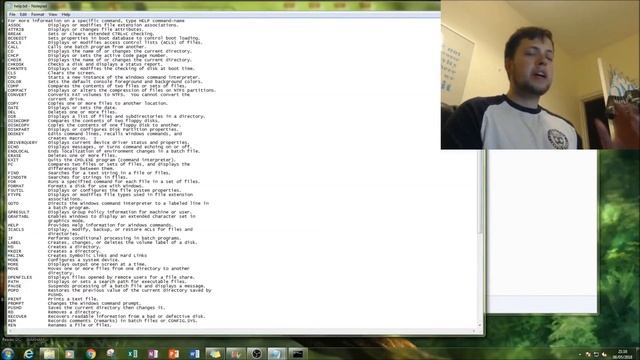 Notepad: Starting CMD and Exporting Commands!! смотреть онлайн