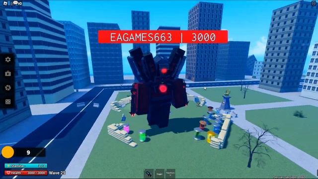 New Update Showcase Skibidi Toilet Siege Defense | Roblox смотреть онлайн