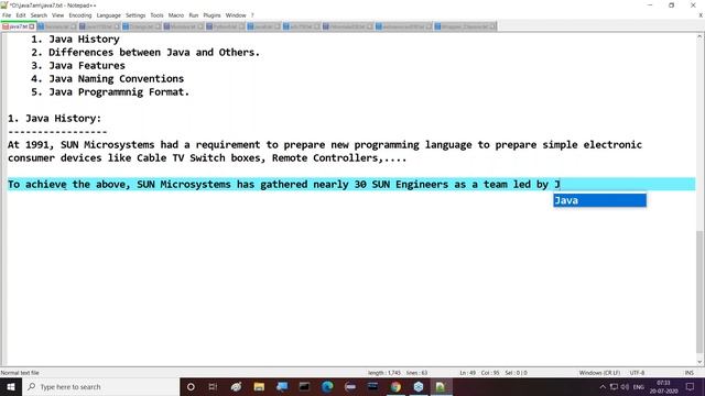 CORE JAVA tutorials || Session - 2 || by Mr. Nagoor Babu On 20-07-2020 @7AM смотреть онлайн
