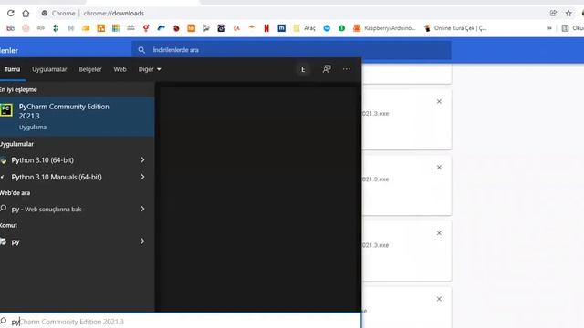 PyCharm Community Edition 2021 3 Kurulumu