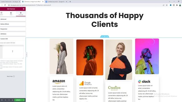 Elementor Image Hover MOVING Effects W/ Masonry Gallery In WordPress | Creative Portfolio Design